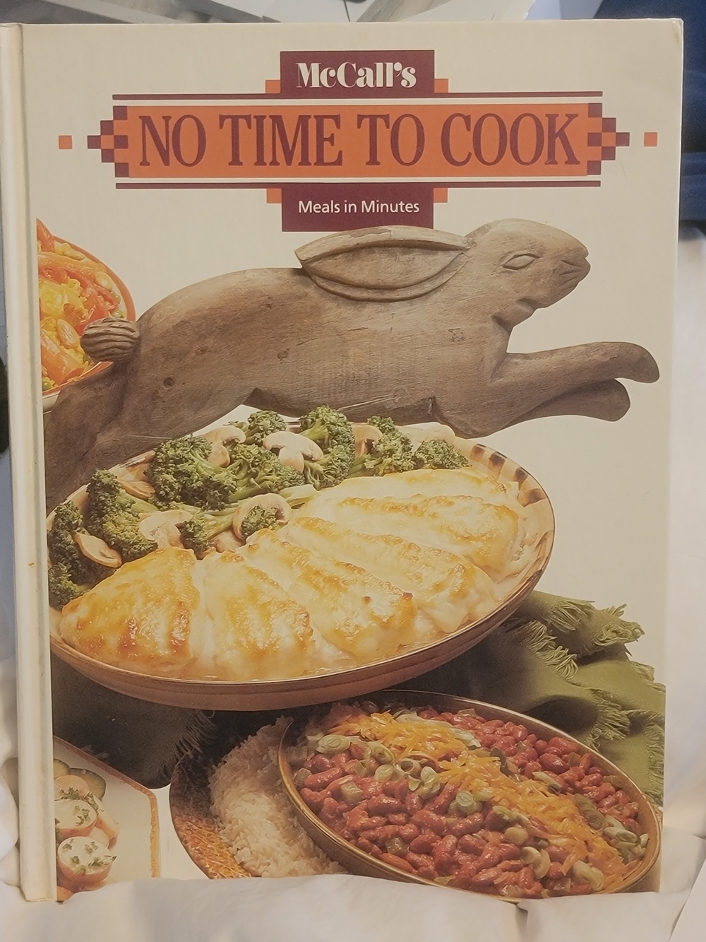 Vintage 1985 McCall's No Time to Cook Cookbook - Meals in Minutes Hardcover